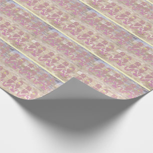 Summer Sand and Flipflop Sandals Wrapping Paper