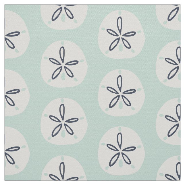 Summer Sand Dollar Cotton Twill Fabric (Swatch)