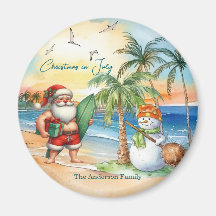 Summer Santa & Snowman Christmas in July 