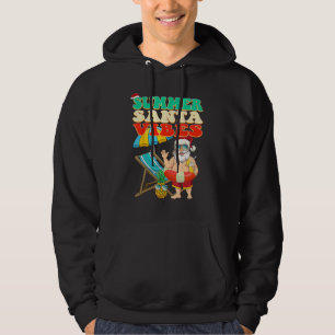 Summer Santa Vibes - July Christmas Hoodie