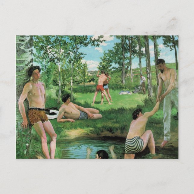Summer Scene, Frederick Bazille Postcard (Front)