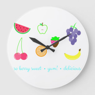 Summer Scents Large Clock