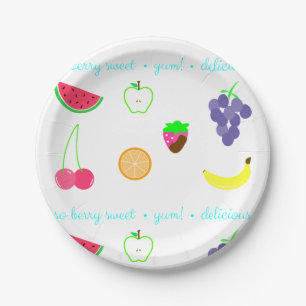 Summer Scents Paper Plate