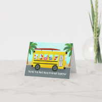 Summer School Bus Driver End Of Year Thank You