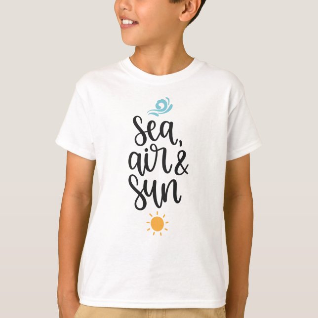 SUMMER SEA AIR SUN T-Shirt (Front)