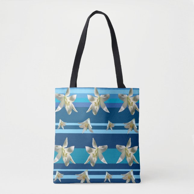 Summer Sea Mod  All-Over-Print Tote Bag (Front)