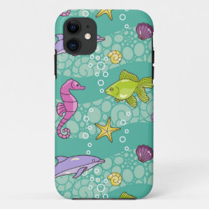 Summer Sea Pattern iPhone 11 Case