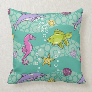 Summer Sea Pattern Cushion