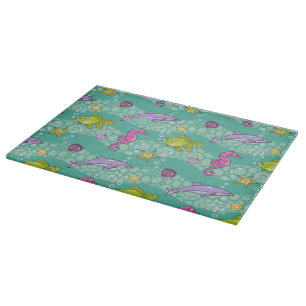 Summer Sea Pattern Cutting Board