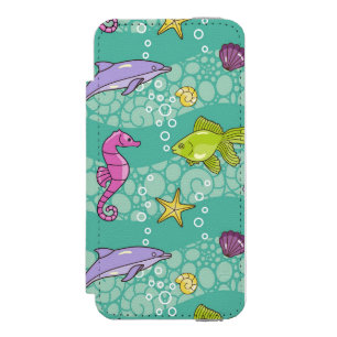 Summer Sea Pattern Incipio Watson™ iPhone 5 Wallet Case