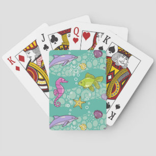 Summer Sea Pattern Playing Cards
