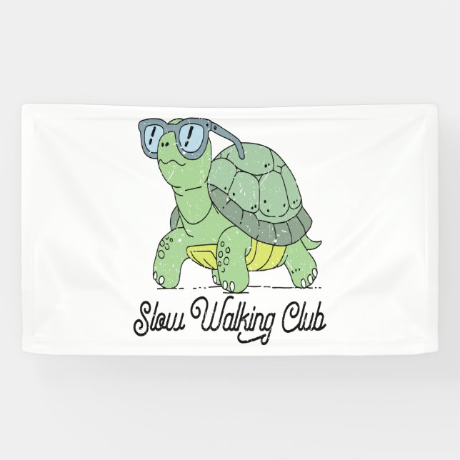 Summer Sea Turtle Floral Boho Flower Banner (Horizontal)