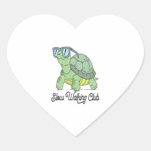 Summer Sea Turtle Floral Boho Flower Heart Sticker