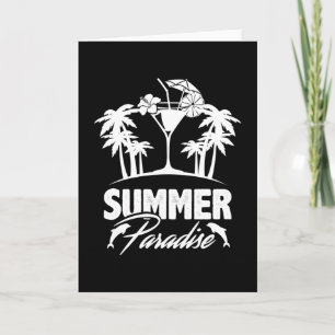 Summer Sea Vacation Surf Beach Cool Sun Funny Gift Card