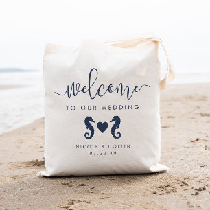 Summer Seahorse Wedding Welcome Bag