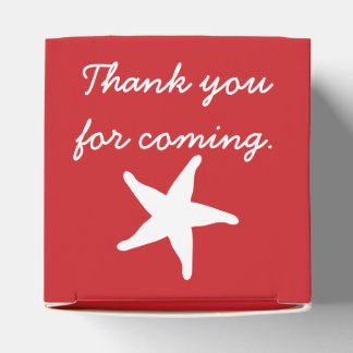 Summer Seashells in Cherry Favour Box