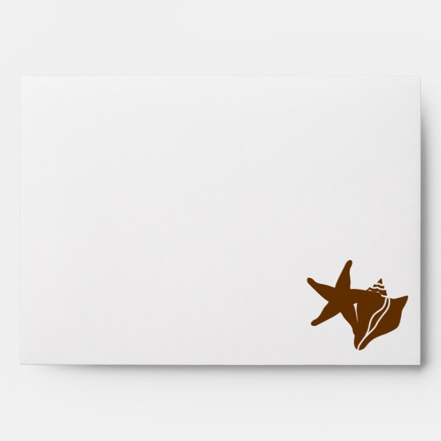 Summer Seashells in Chocolate Envelopes (Front)