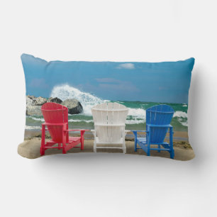 Summer Seashore Lumbar Cushion