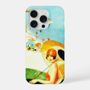 Summer Seaside 1920's Vintage iPhone Case