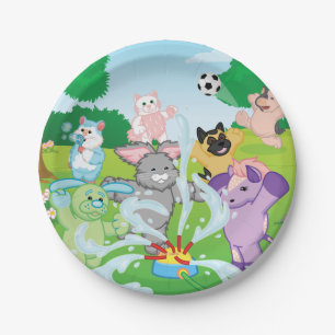 Summer Sensation Sprinkler Paper Plate