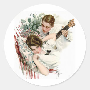 Summer Serenade Classic Round Sticker
