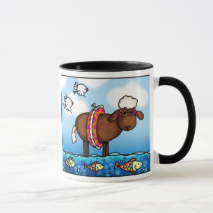 summer sheep mug
