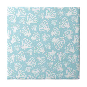 Summer Shell Pattern Ceramic Tile