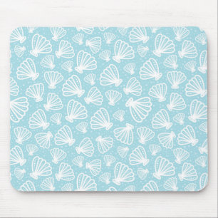 Summer Shell Pattern Mouse Pad