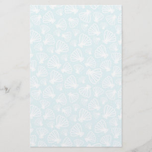 Summer Shell Pattern Stationery