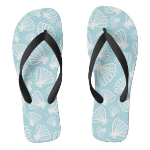 Summer Shell Pattern Thongs