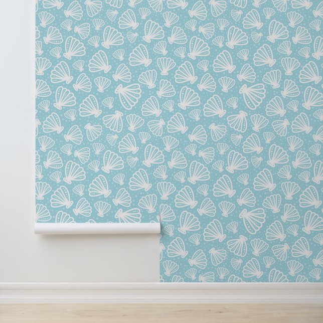 Summer Shell Pattern Wallpaper (Application)