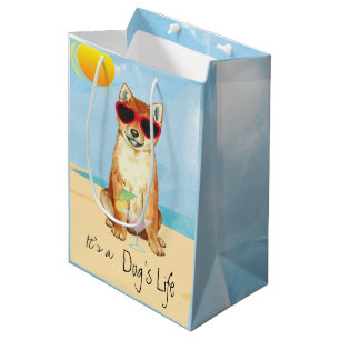 Summer Shiba Inu Medium Gift Bag