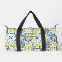 Summer Sicilian citrus Mediterranean majolica
