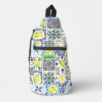 Summer Sicilian citrus Mediterranean majolica