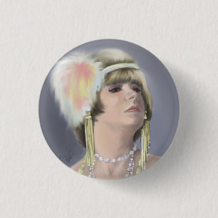 Summer Siren Portrait Button