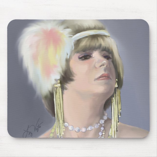 Summer Siren portrait Mousepad (Front)