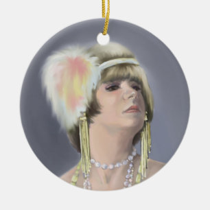 Summer Siren Round Ornament