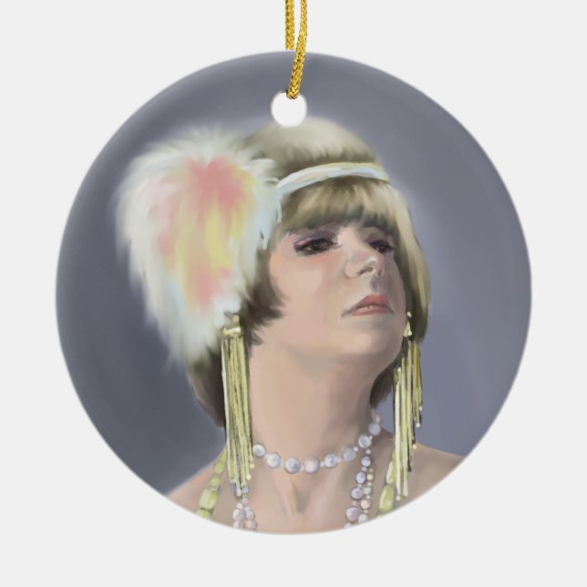 Summer Siren Round Ornament (Front)