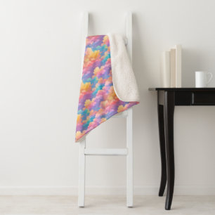 Summer Skies Sherpa Blanket