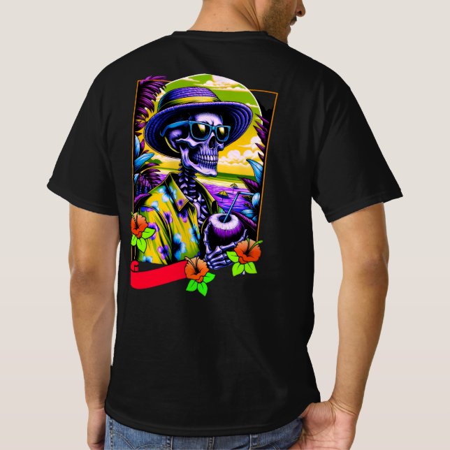 Summer Skull Paradise T-Shirt (Back)