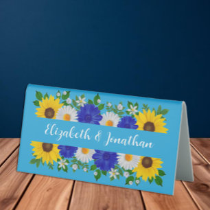 Summer Sky Blue Floral Wedding