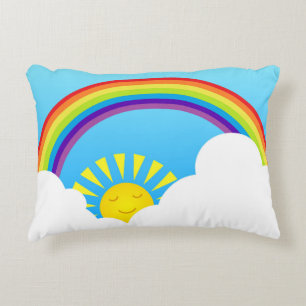 Summer sky decorative cushion