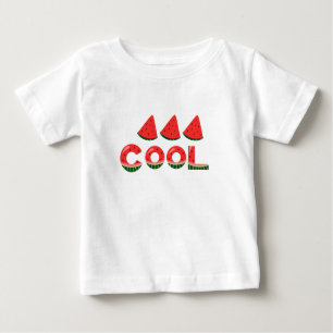 Summer Slides Watermelon Cute  Baby T-Shirt
