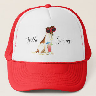 Summer Smooth Fox Terrier Trucker Hat