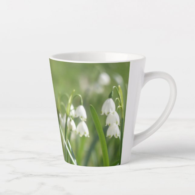 Summer Snow Flakes Latte Mug (Right)