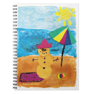 Summer Snowman - Kids Art for CHOC Notebook
