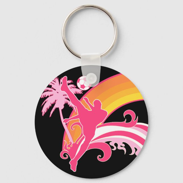 summer soccer. key ring (Front)