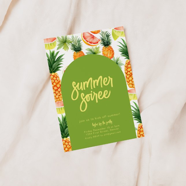 Summer Soiree Party Invitation (Creator Uploaded)