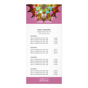 Summer Sol Mandala Rack Card