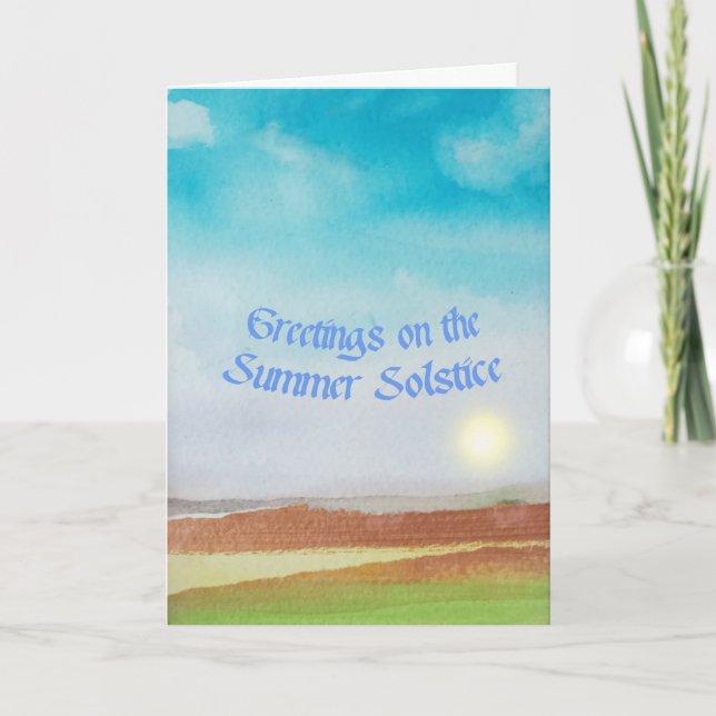 Summer solstice card (Front)